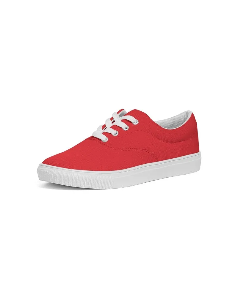 Bright Red Men's Canvas Sneakers | Men's | Bright Pure Red | C0M100Y100K0
