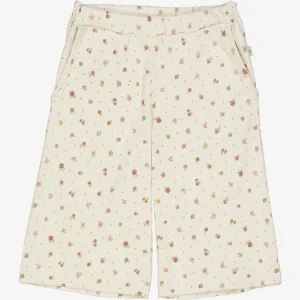 Cropped Pants Majsa - chalk flowers